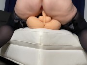 GILF PLAYING WITH DOLL, BUTT PLUG AND SQUIRT 8/16