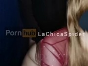 La Chica Spider y su primer anal en el Hub cumpliendo el reto por los 100k 🤤🖤 12/16