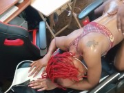 Got horny uploading more content. Deepthroat sloppy head from a fun red dread head. Slimthick 4/16