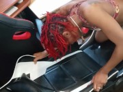 Got horny uploading more content. Deepthroat sloppy head from a fun red dread head. Slimthick 7/16