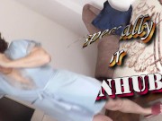 When husband is away wife having fun with toy dildo masturbates pussy gets strong orgasm Wet panties 1/16