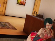Sarada tries to unlock the first door 14/16