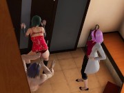 Sarada tries to unlock the first door 6/16