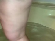 Bathtime pussy and anal dildo fuck  13/16