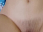 Creamy hairy pussy getting loaded with a cum inside - hot 18yo italian girl Missionary position 4/16