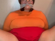 Velma tied up and fucked by the fucking machine  6/16