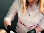 The client couldn't take it anymore and CUM vigorously during the procedure. With English subtitles 13/16