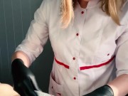 The client couldn't take it anymore and CUM vigorously during the procedure. With English subtitles 14/16