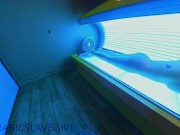 Arabic Slut has Orgasm in Public Tanning Bed 10/16