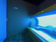 Arabic Slut has Orgasm in Public Tanning Bed 15/16