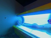 Arabic Slut has Orgasm in Public Tanning Bed 7/16