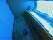 Arabic Slut has Orgasm in Public Tanning Bed 8/16