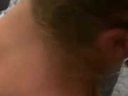 STRANGER FUCKS CHEATING REAL WIFE IN HOTEL SHE MAKES HUSBAND RECORD HE DOES A huge cum shot 9/16