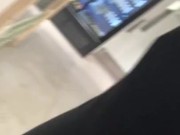 Milkymama awkwardly flashes drivers while driving topless 8/16