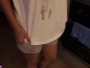 Kapıda kalan komşumun karısını çatır çutur siktim (komşuluk ölmedi) 2/16