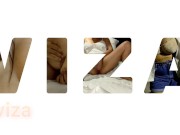 Big boobs girl masturbation, my wet pussy with sexy panties - viza showgirl 1/16