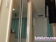 YOU are her roommate in love w/ her she's teasing the FUCK out of you as she gets ready 4 date w/ nipslips & ass - Lelu Love 11/16