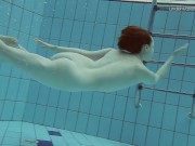 Big tits shaved babe Lada Poleshuk underwater 13/16