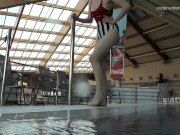 Big tits shaved babe Lada Poleshuk underwater 2/16