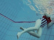Big tits shaved babe Lada Poleshuk underwater 6/16