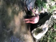 NAKED BLONDE CAUGHT NAKED IN CREEK 6/16