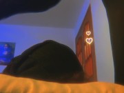 Face sitting, big but with bunny tale. Miss bloom and her slave  1/16