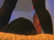 Face sitting, big but with bunny tale. Miss bloom and her slave  2/16