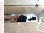 【オナニー公開】Full ver公衆トイレでの野外露出で興奮する変態OL Hentai japanese girl exposes masturbation in a public toilet 13/16