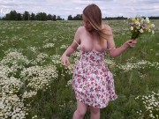 Blonde Horny in Nature and Fingering in the Field 16/16