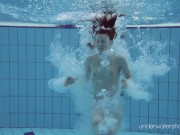 Sexy swimsuit with tattoos babe Roxalana Cheh underwater 1/16