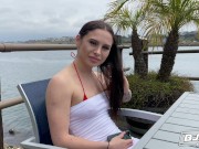 BJRAW Picked up hottie Mia Moore and brought her home to deepthroat my dick 2/16