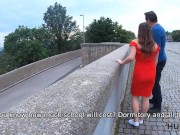 HUNT4K Curvy girl for money gets properly nailed in front of her dad 2/16