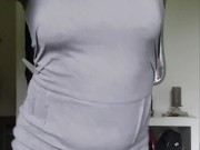 Asian Indian with perfect soft tits strips down naked 1/16