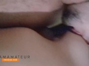 Hot 18 italian teen with creamy pussy riding a fat dick, close up ass view 3/16