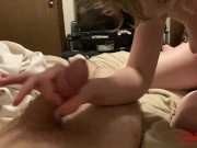 Incredibly Cute Teen gets off and Quivers on Fiances Thick Cock! -TashiaPetite 3/16