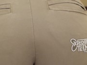 Very horny teen with a big ass and tits sucks a fat dick 5/16