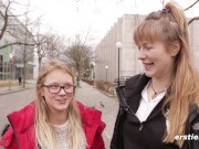 Students Holly & Ida Do It in the Library 11/16