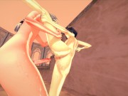 SEX AT THE PALACE WITH KUJOU SARA - 4K GENSHIN IMPACT PORN 14/16