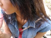 HUNT4K Tanned and slim belle fucked by hunter outdoors in front of BF 8/16