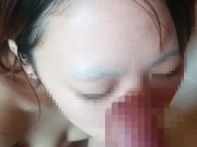 【裏垢女子ぶっかけ】お風呂場で素人娘に顔射するだけの動画【射精日記】 9/16