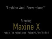 Asian Skirt Chaser Maxine X & Butt Fucker Janessa Jordan Do Anal Love & Cum 1/16