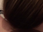 POV fuck in booking studio in Croatia. Chair plus oral creampie  1/16