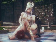 Threesome queen and nun - Hentai - (Uncensored) 1/16