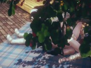 Threesome queen and nun - Hentai - (Uncensored) 2/16