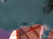 Pink swimsuit babe with tatts Roxalana Cheh underwater 16/16