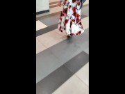 Milf hunter chasing high heels  cougar from shop to car for sex 2/16