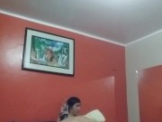 mi sexi amante me hace una mamada luego de bañarse 14/16