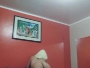 mi sexi amante me hace una mamada luego de bañarse 7/16