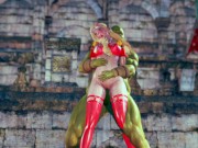 Justice powerful  battle to darkness goblin - 3d hentai animation 15/16