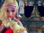 Justice powerful  battle to darkness goblin - 3d hentai animation 8/16